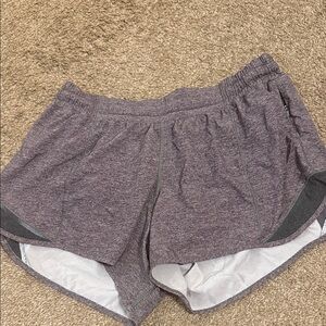 Lululemon grey hotty hot 4 inch inseam